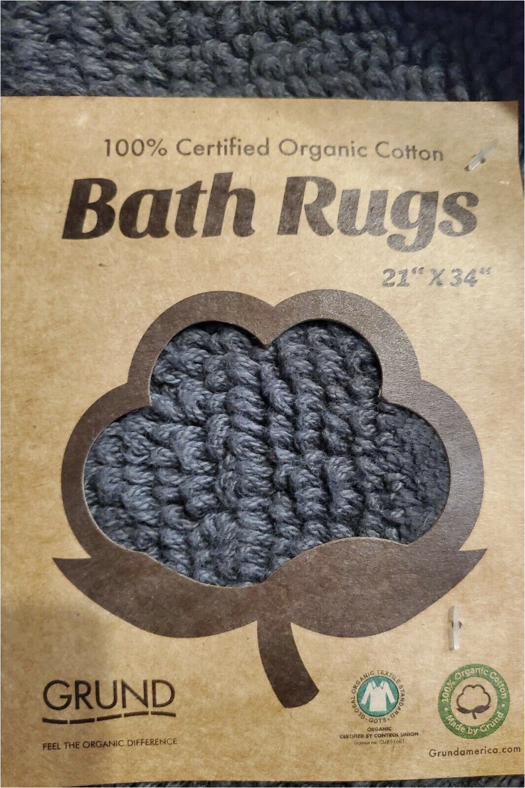 Grund organic Cotton Bath Rug Qty 2 Grund Puro Series organic Cotton Reversible Bath Rug 21" X 34" New