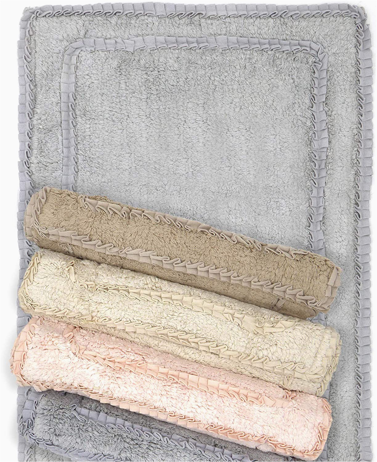 Light Gray Bath Rug at17 Shabby Chic Farmhouse Rectangular Bath Mat Bath Rug