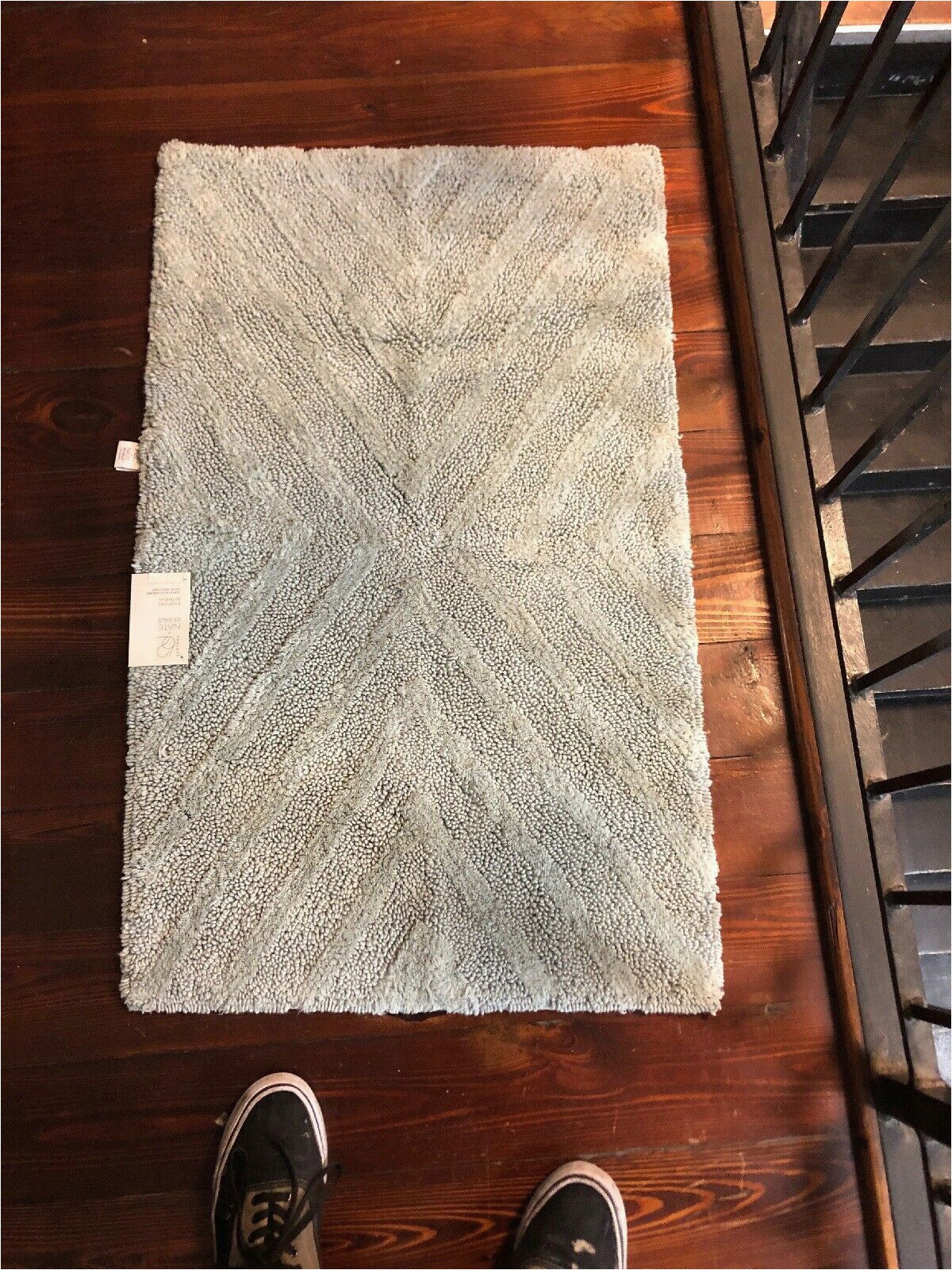 Light Grey Bath Rugs Nate Berkus Project 62 Bath Rug 24" X 24" Light Blue Square