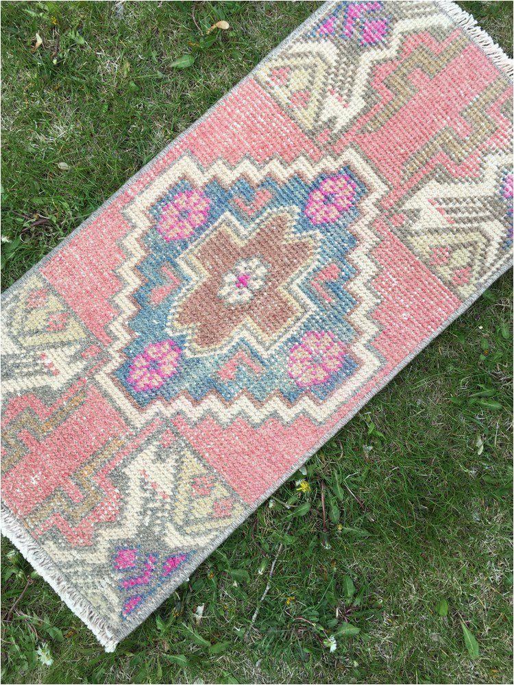 Low Pile Bath Rugs Eclectic Primitive Hand Knotted Turkish Bath Rugstunning