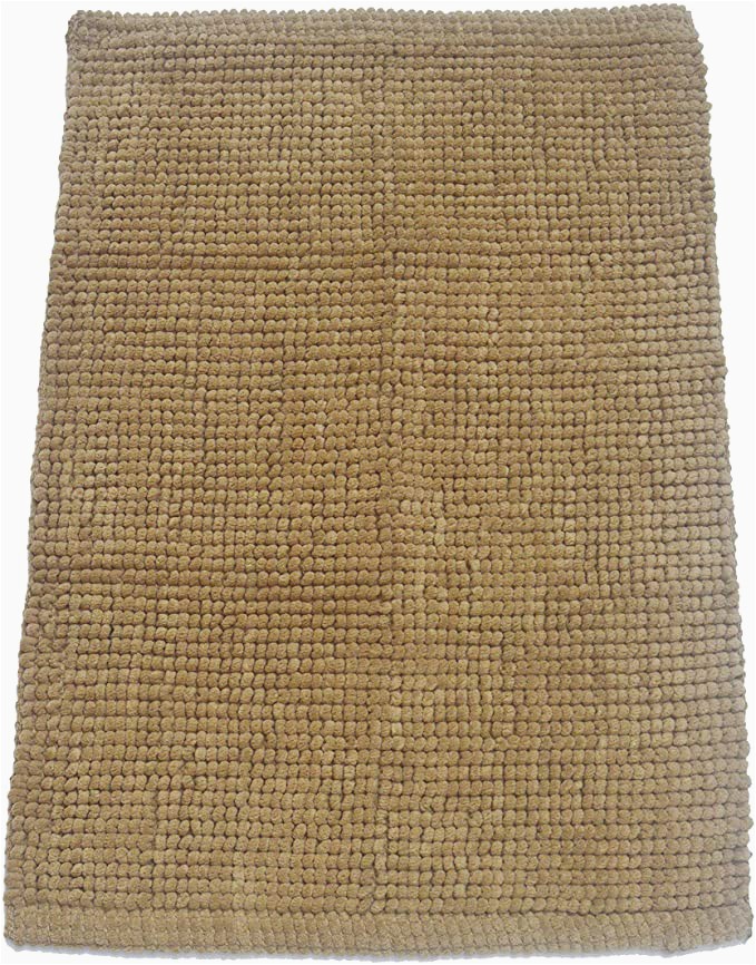 Luxe Microfiber Chenille Bath Rug Chardin Home – Luxurious Microfiber Chenille Bathroom Rug 20 X30 Extra soft and Absorbent Looped Shaggy Rugs with Spray Latex Underneath Beige