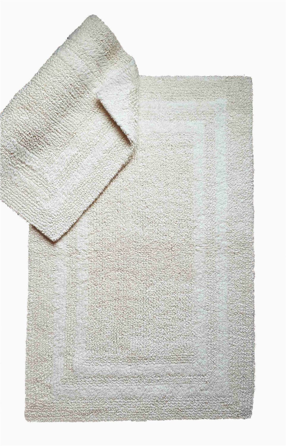 Mainstays Contour Bath Rug Mainstays 2 Piece Set Reversible Cotton Mats