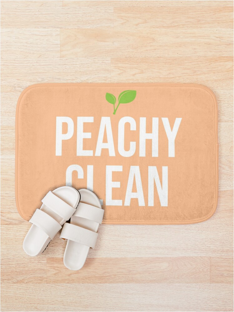 Peachy Clean Bath Rug Peachy Clean