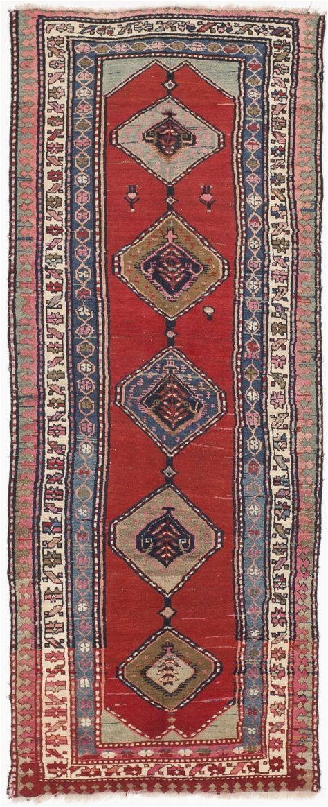 Red Bath Rugs at Jcpenney Antique Hand Knotted Caucasian Runner 3 11"x 9 10"