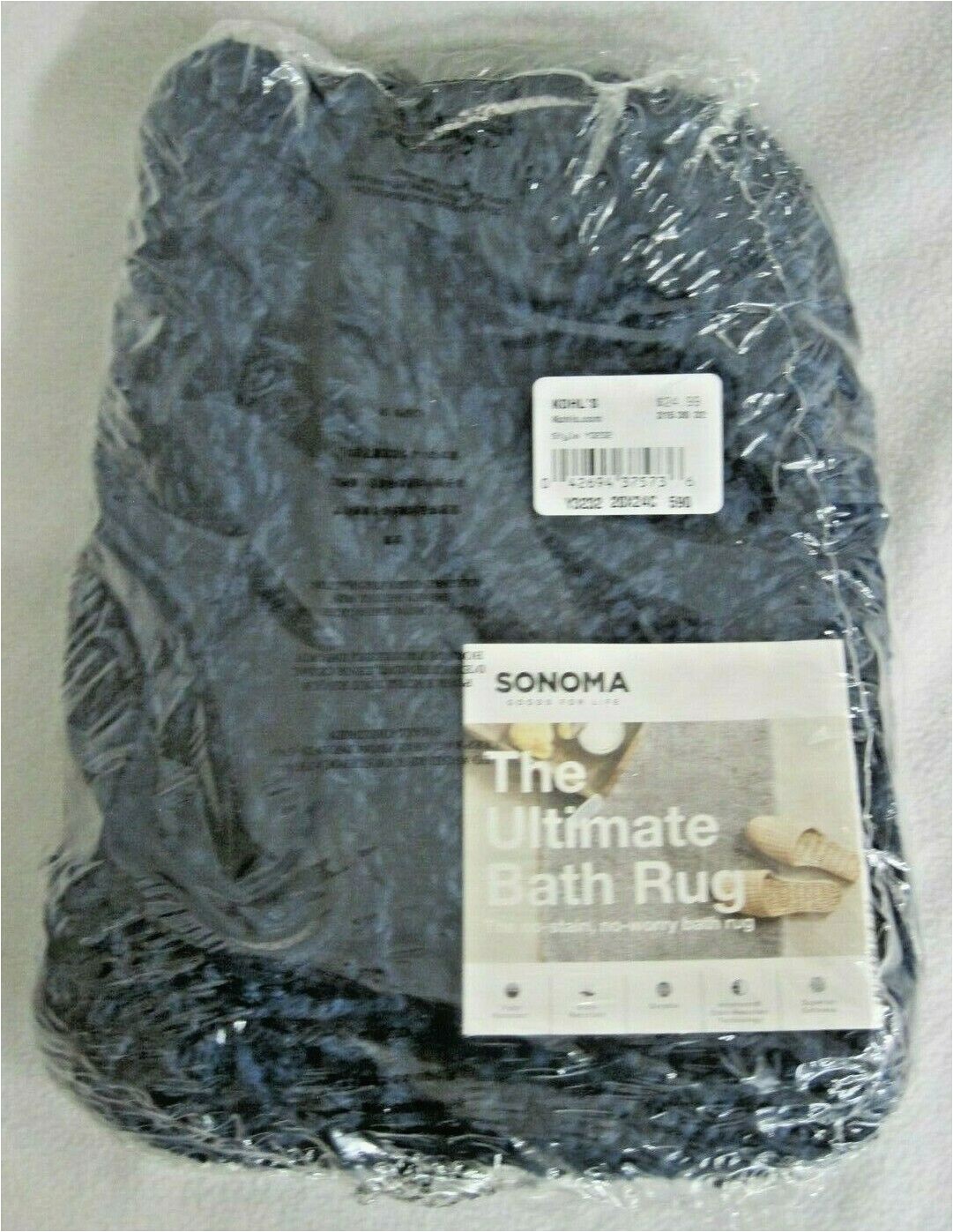 Reversible Contour Bath Rug Nip sonoma Goods for Life Ultimate Contour Bath Rug 20" X 24" Blue