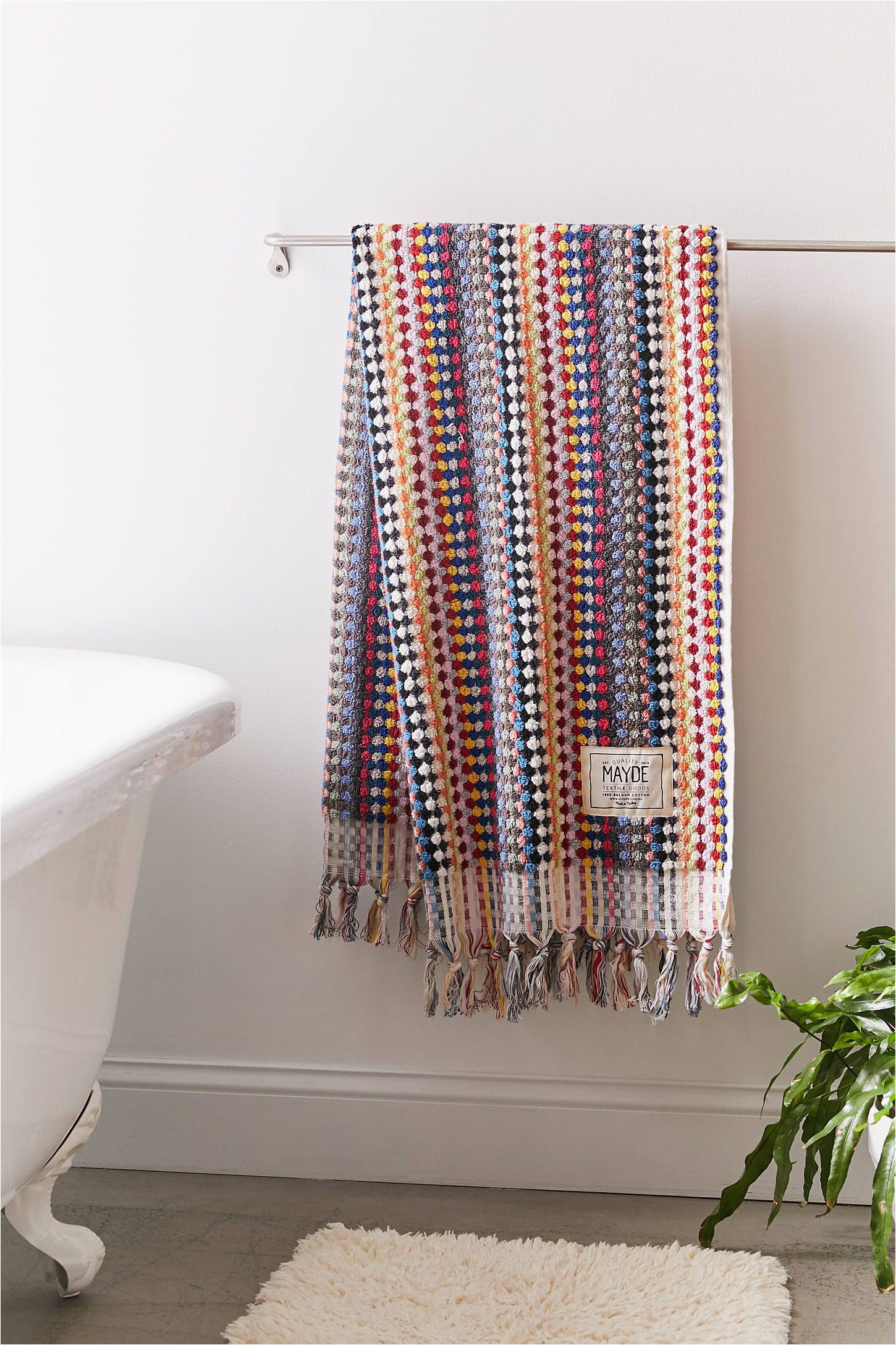 Shique Turkish Bath Rug Collection Rainbow Bath towel