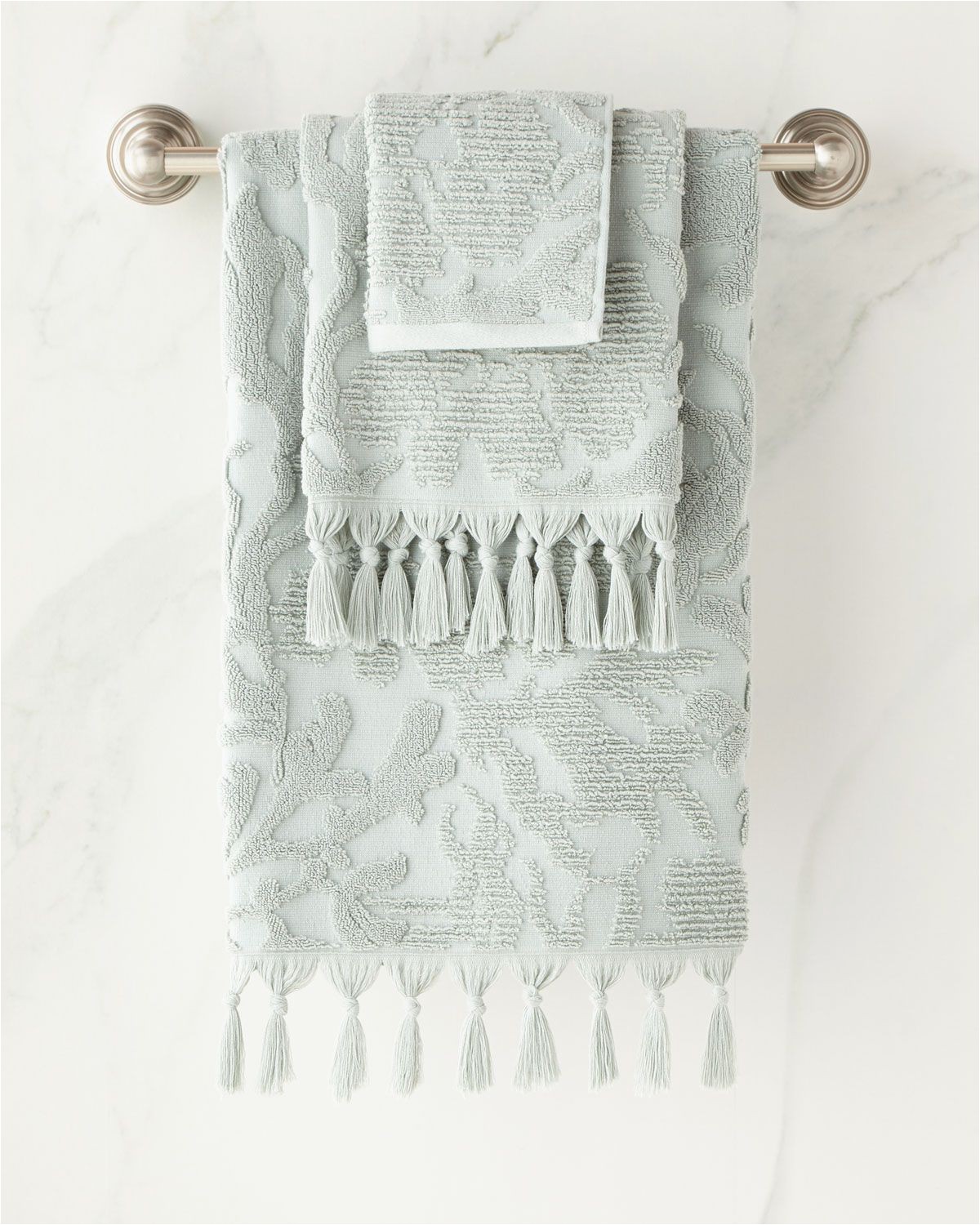 Silver Bath towels and Rugs Michael Aram Ocean Reef Bath towel and Matching Items