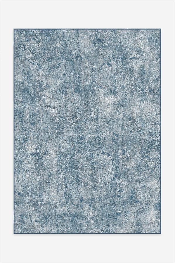 Slate Blue Bath Rugs Ruggable Washable Rug Cover & Pad