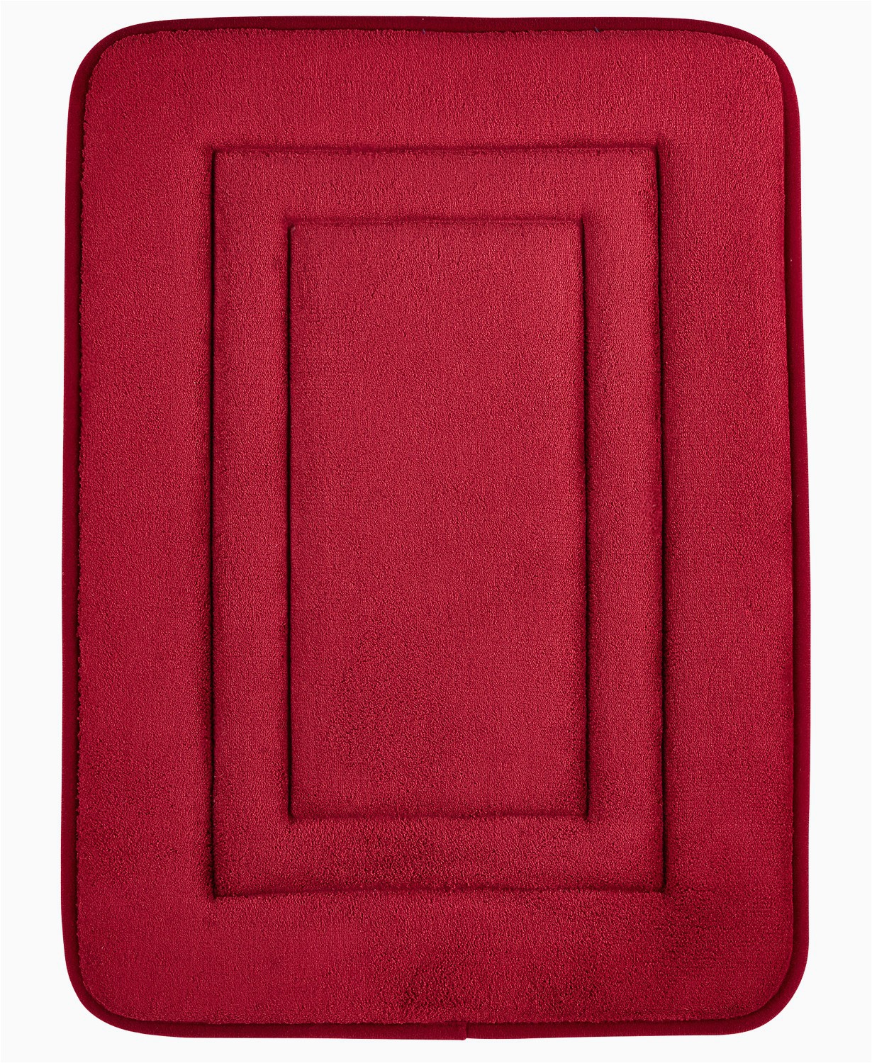 Sunham Home Fashions Bath Rug Sunham Inspire Plus Bath Rug Features Unique 3d Fiber Structure Brings Stylish and Functional Flair to Your Décor 17 Inch by 24 Inch Red
