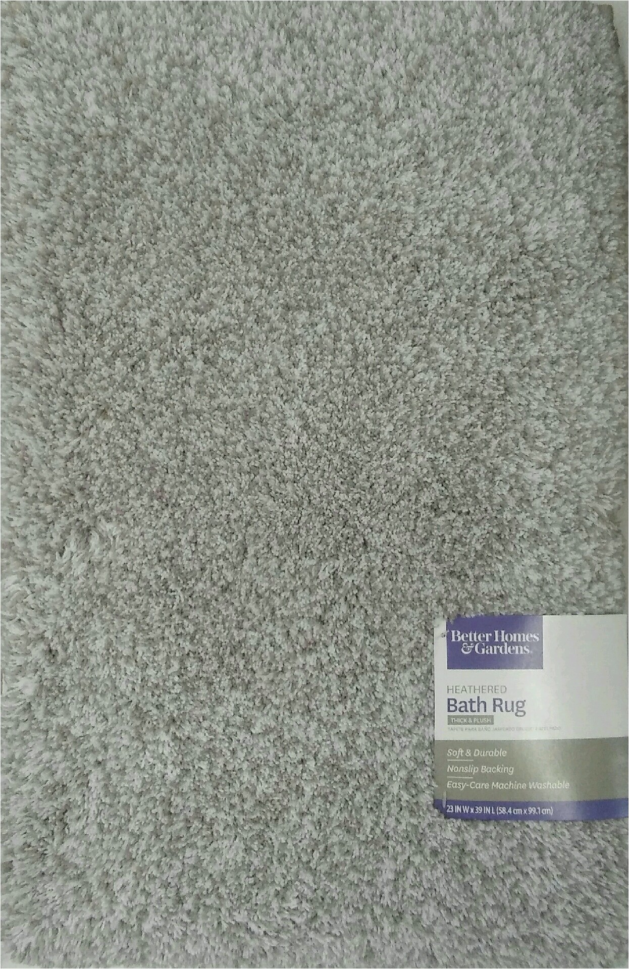 Thick Plush Bath Rugs Better Homes and Gardens Thick and Plush Bath Rug 23 X 39 Taupe Splash Heather Walmart