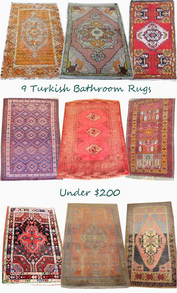 Turkish Rug Bath Mat 9 Turkish Bathroom Rugs Under $200 Design Manifest