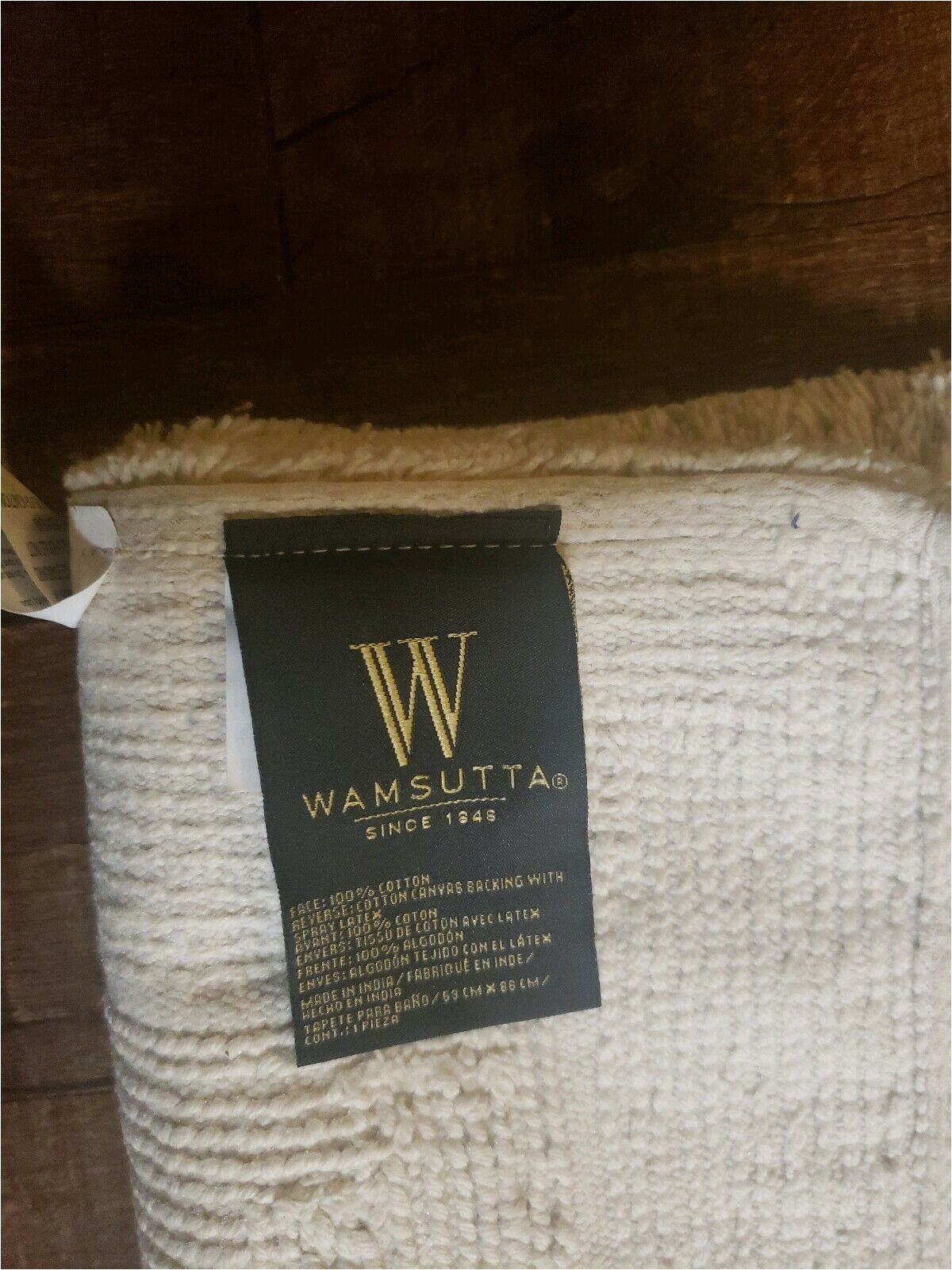 Wamsutta Cotton Reversible Bath Rug Badmatten Huis Retail 19 99 59 99 Wamsutta Ultra soft Canvas