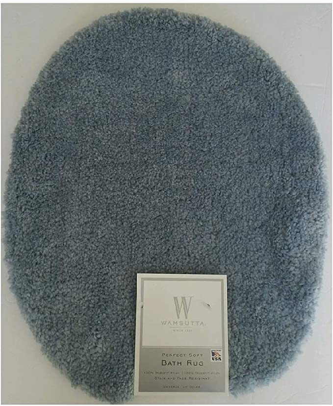 Wamsutta Perfect soft Bath Rug Amazon Wamsutta Perfect soft toilet Lid Cover Blue 16