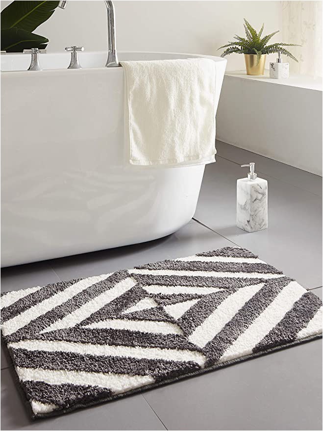 36 Round Bathroom Rug Amazon Desiderare Thick Fluffy Dark Grey Bath Mat 31