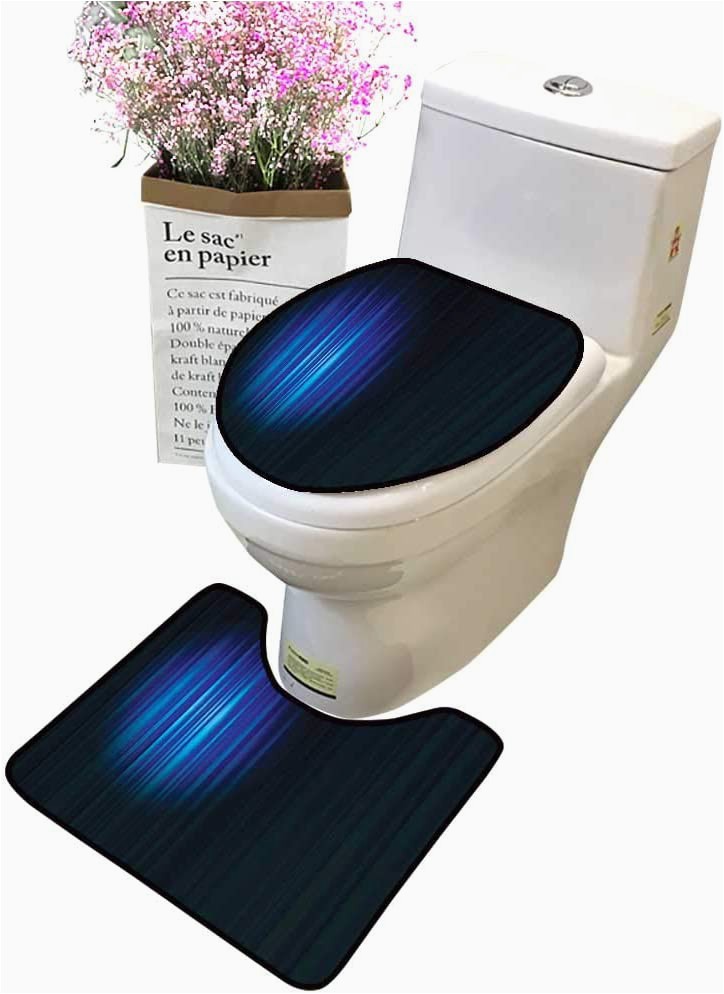 Bathroom Rug and toilet Sets Bathroom Rug toilet Sets Single Hollywood Show Light themed