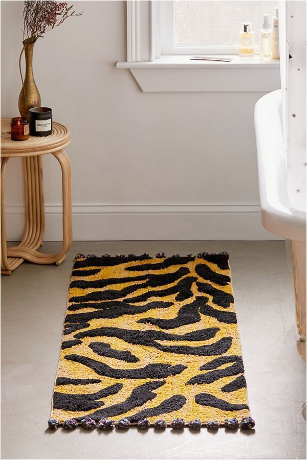 Bathroom Rug Sets with Runner Talia Tiger Runner Bath Mat In 2020