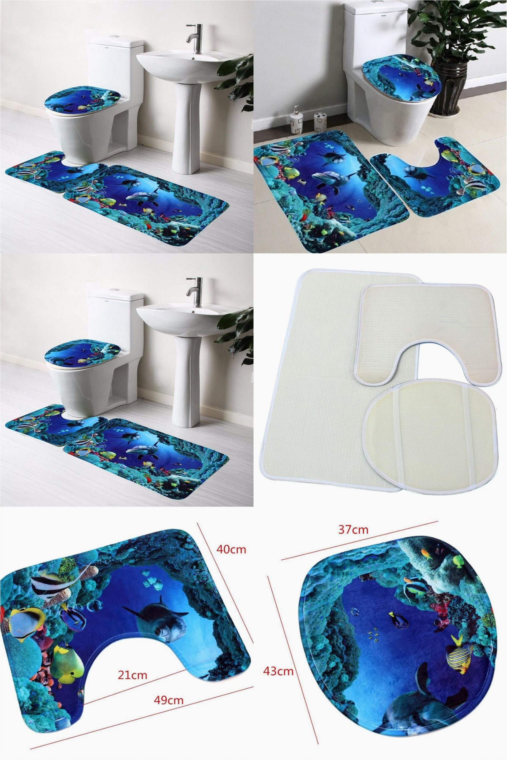 Bathroom Rugs and Accessories Visit to Buy] Bathroom Accessories 3pcs Bathroom Non Slip