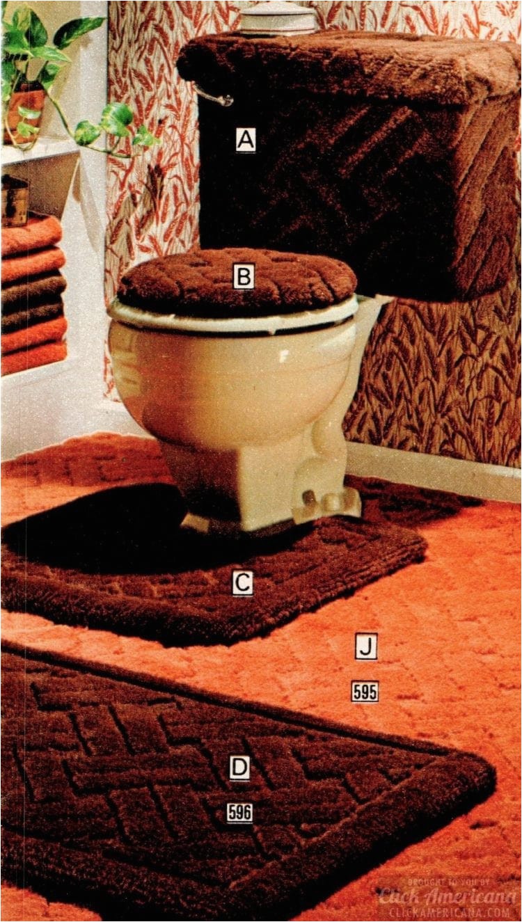 Bathroom Rugs and toilet Seat Covers Check Out these 10 Fuzzy toilet Covers From the 70s to See