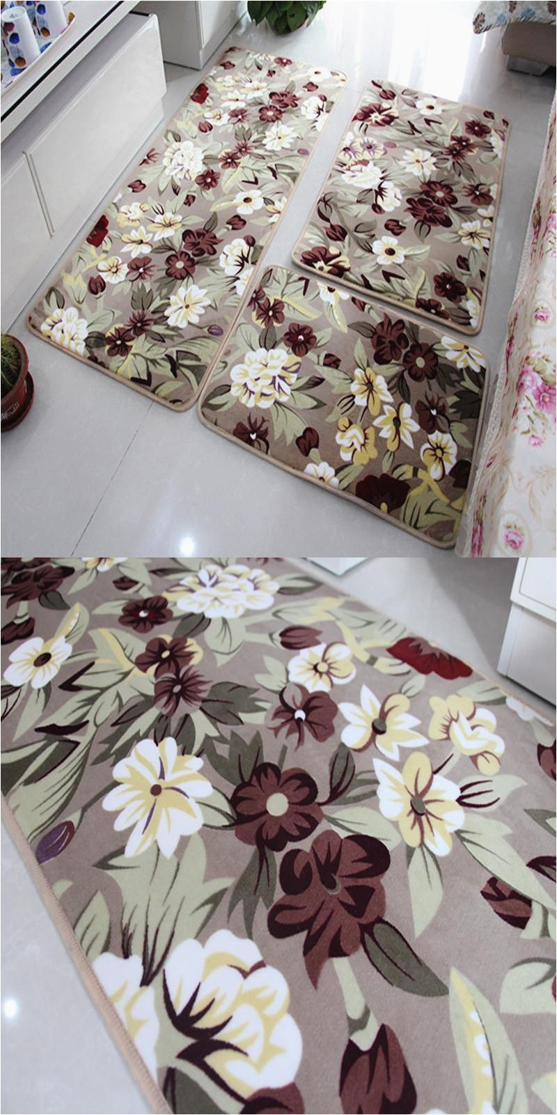 Bathroom Rugs Cut to Size Visit to Buy] 3 Pieces Set Size Bath Mat for the