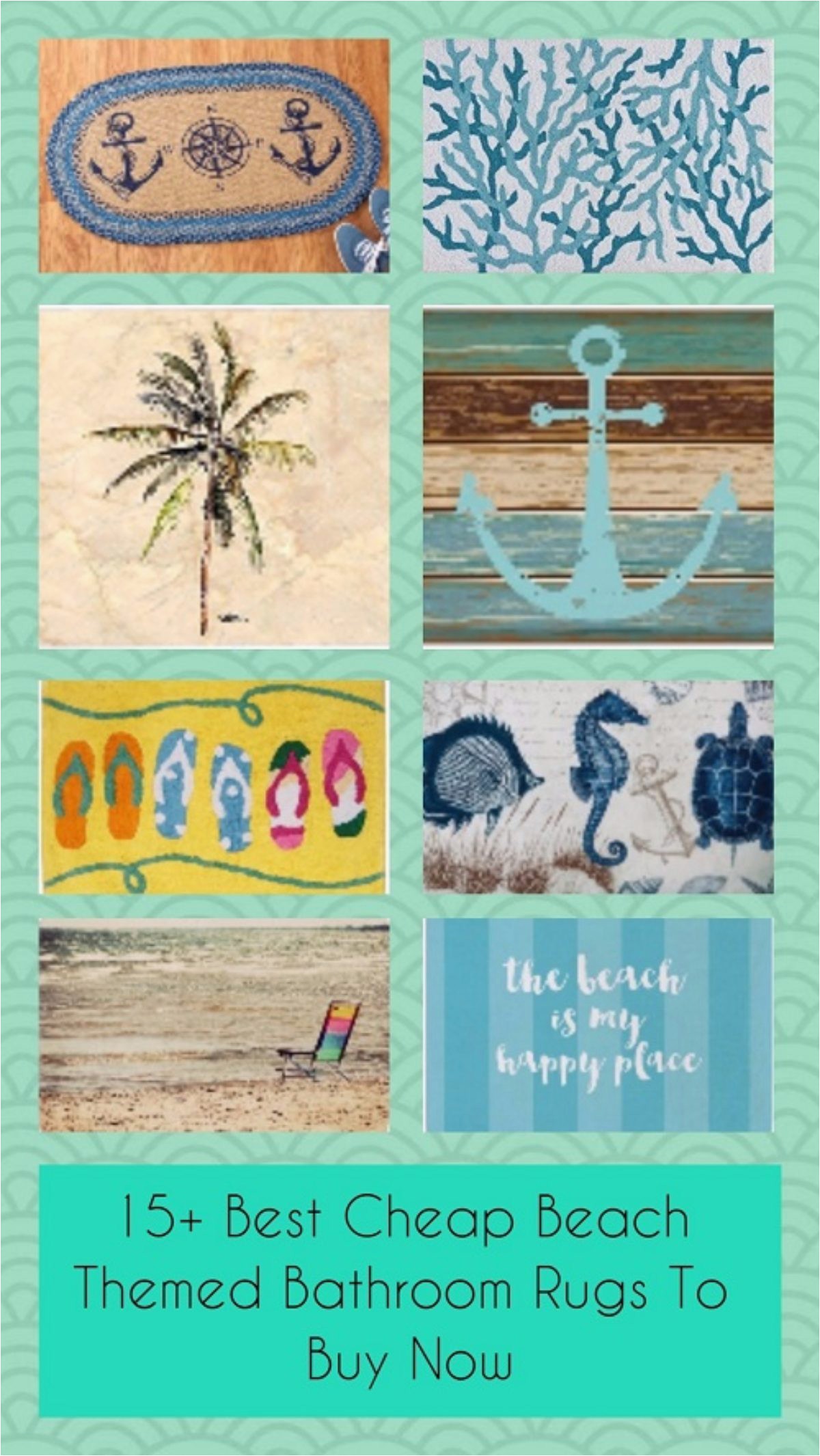 Best Place to Buy Bathroom Rugs 15 Best Cheap Beach themed Bathroom Rugs to Buy now