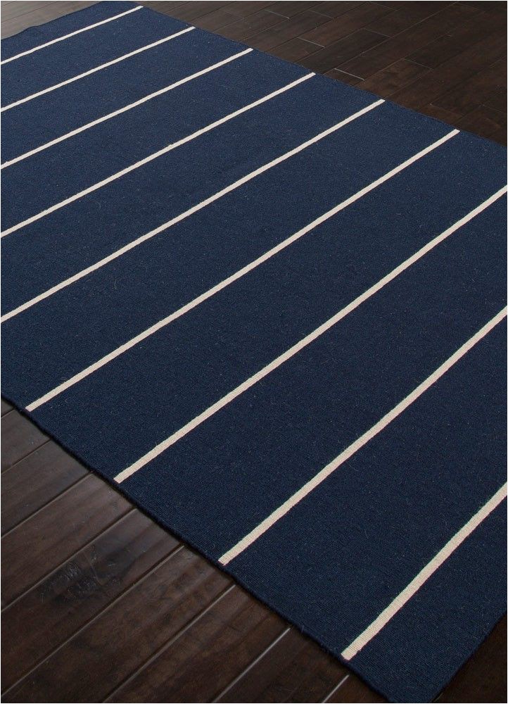 Blue Striped Wool Rug Nantucket Wool Striped orchid Blue Coastal Living Dhurries