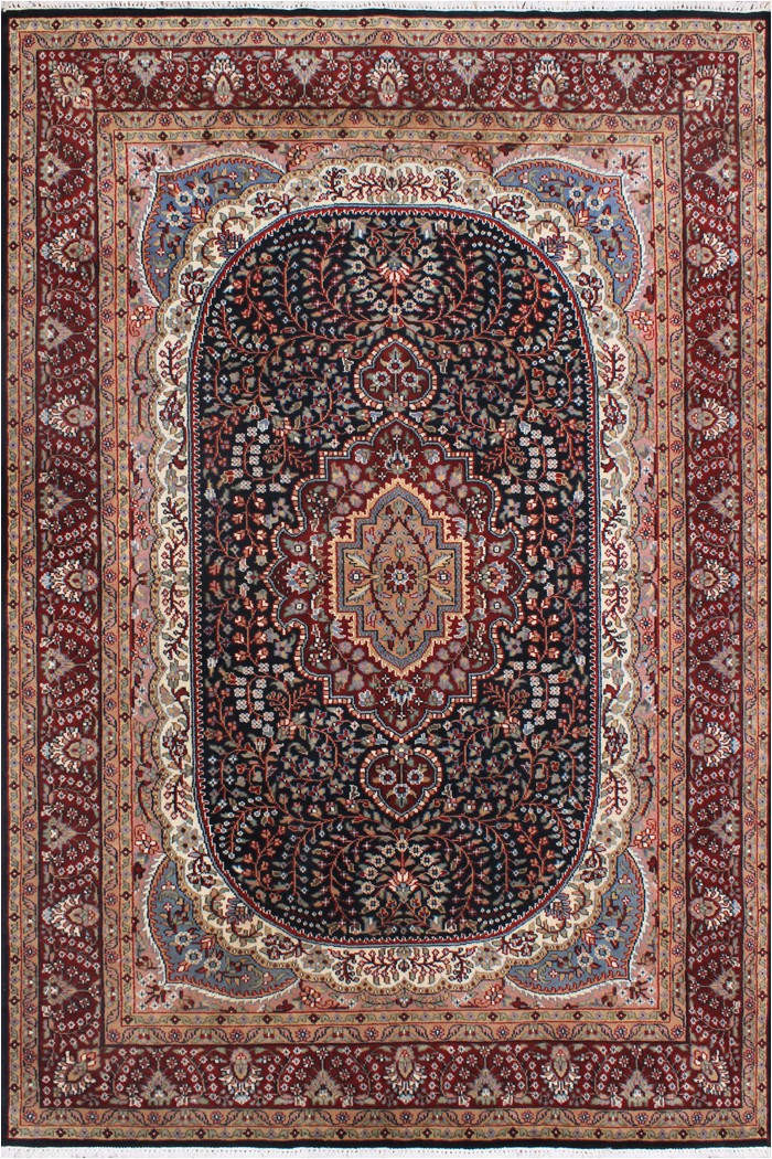 Brown and Blue Rugs for Sale Charach Blue Superb oriental 5 5"x8 Rug E2181