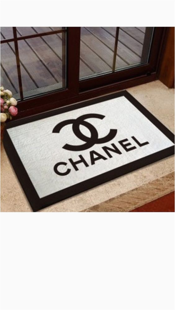 Chanel Bathroom Rug Set Coco Chanel Doormat
