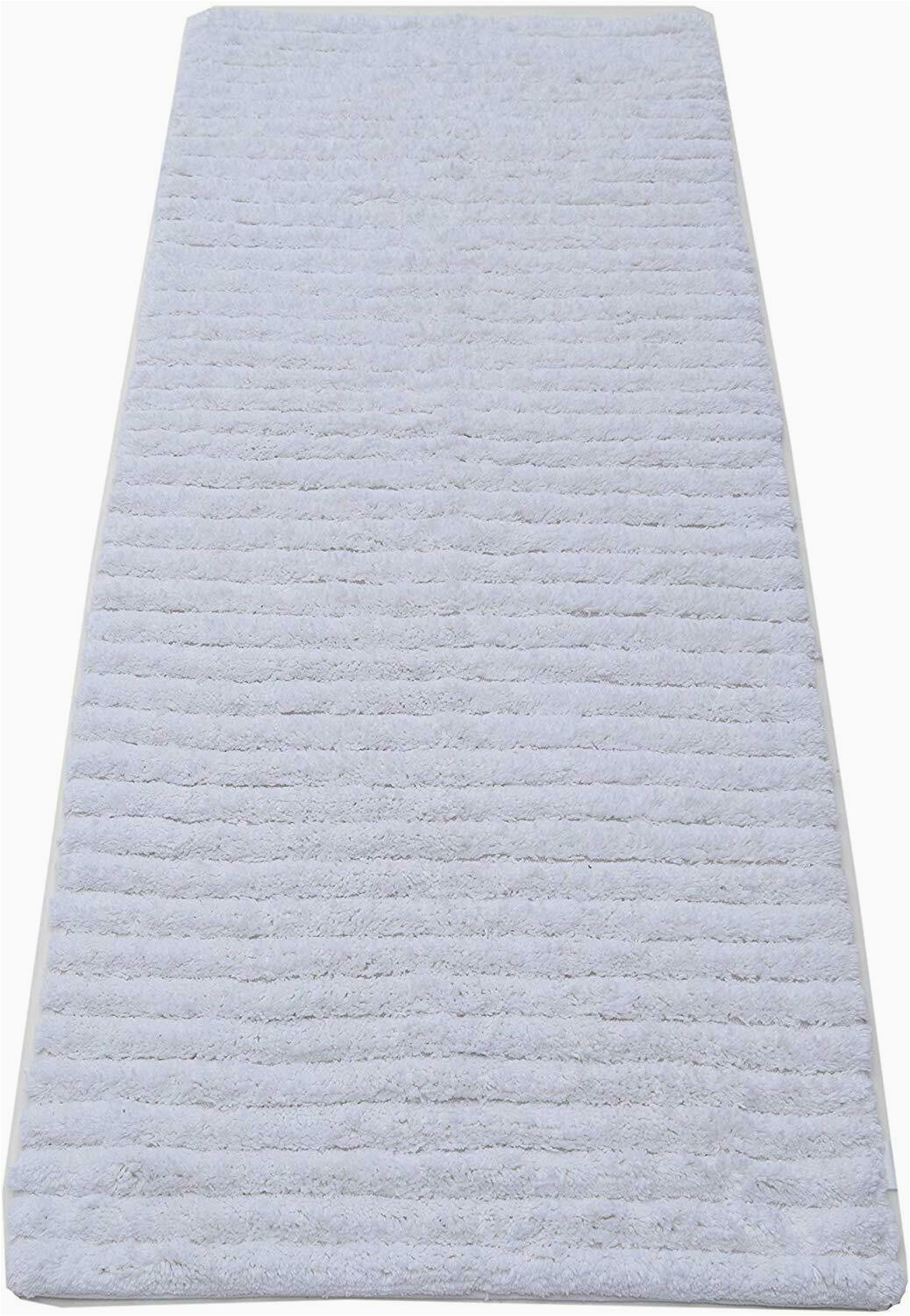 Cotton Bath Rugs with Latex Backing Chardin Home Highland Stripe Bathroom Rug with Latex Spray Non Skid Backing 20