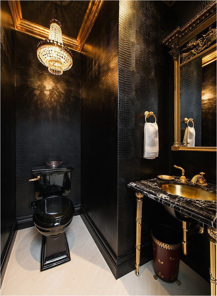 Dark Gold Bathroom Rugs 15 Refined Decorating Ideas In Glittering Black and Gold