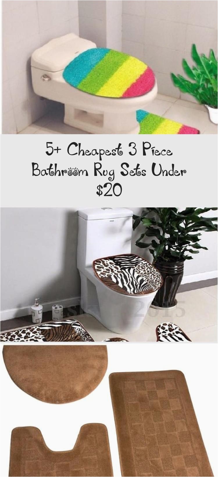 Discount Bathroom Rug Sets 5 Cheapest 3 Piece Bathroom Rug Sets Under $20 Brushed