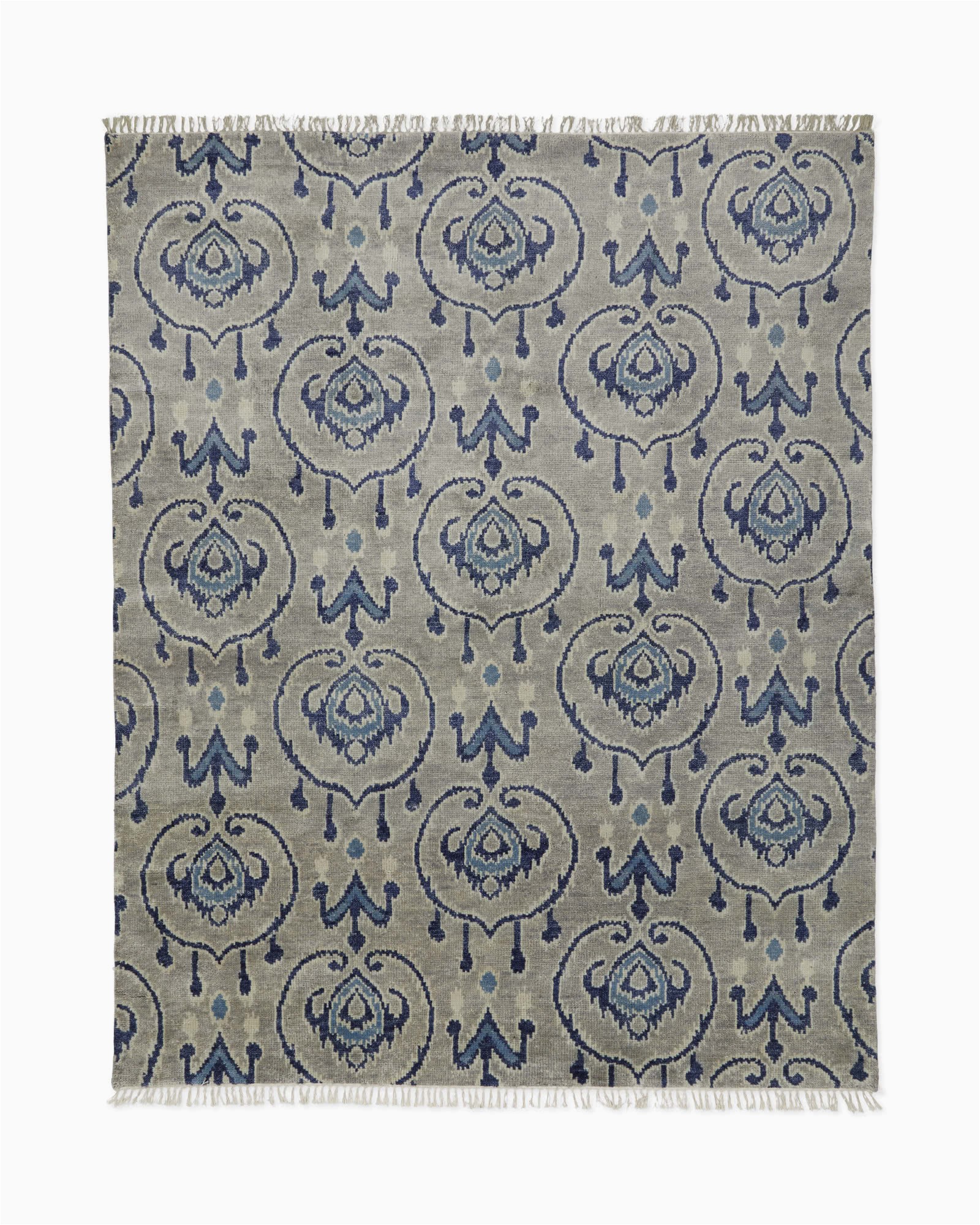Hand Knotted Blue Rugs Channing Hand Knotted Rug