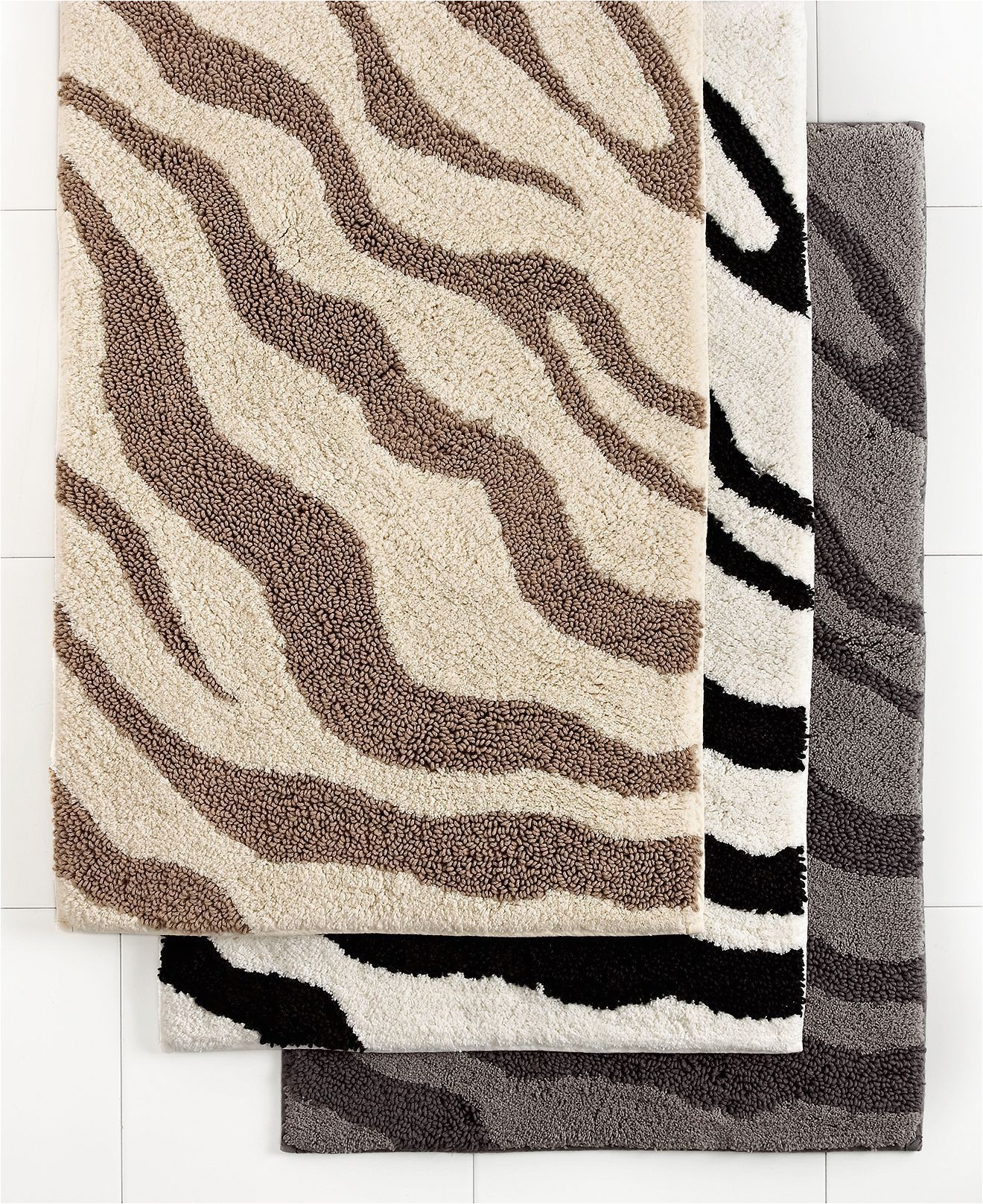 Jcpenney Red Bathroom Rugs Closeout Charter Club Zebra Bath Rug Collection & Reviews