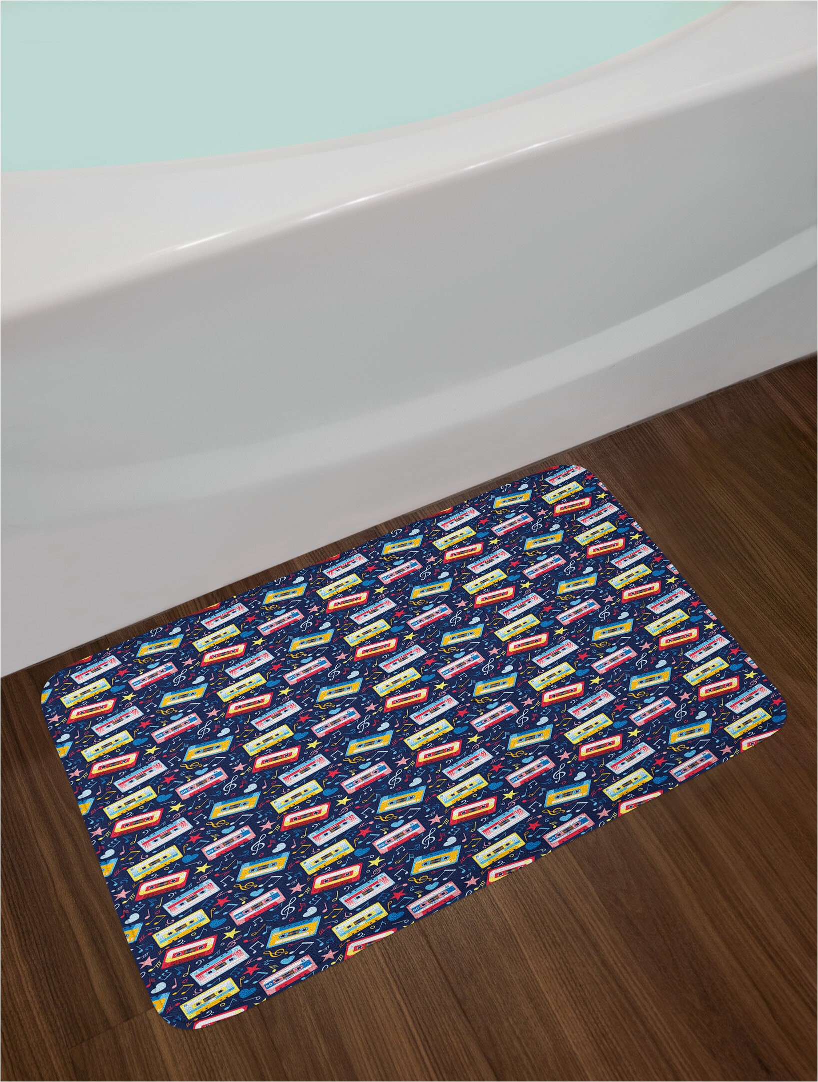 Kitchen and Bathroom Rugs Non Slip Funny Cassette Floor Mat Doormat Kitchen Bathroom