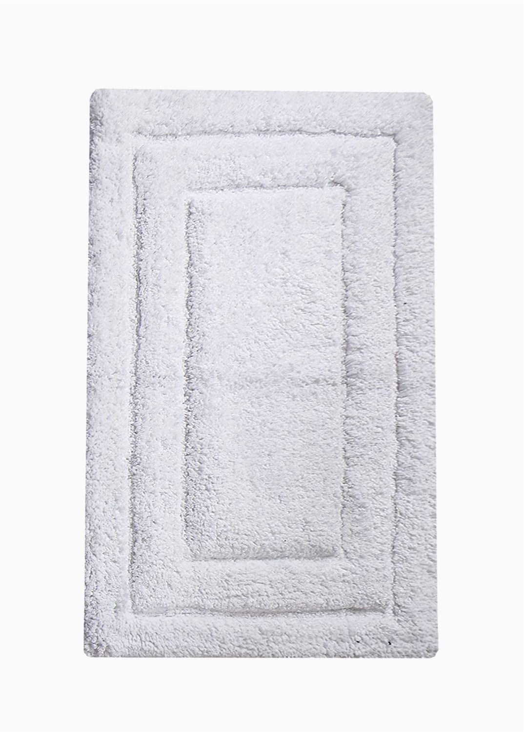 Long White Bathroom Rug Chardin Home Classic Bath Rug 27"x45" White 100