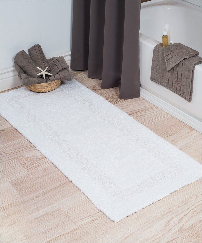 Long White Bathroom Rug Take A Look at This White Reversible Long Bath