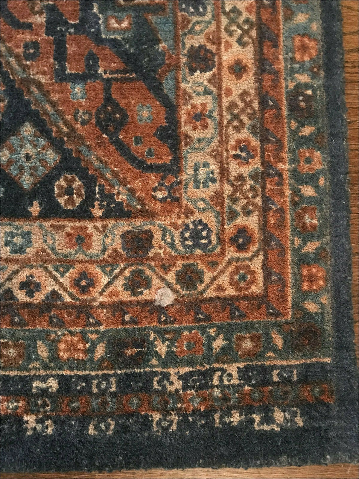 Mahalia Printed Rug Blue Multi Pottery Barn Mahalia Printed Rug 5 X8 Blue Multi New 100