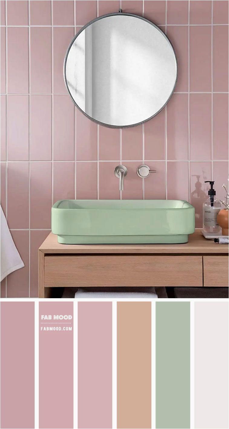 Mauve Colored Bathroom Rugs Mauve Pink Bathroom Color Scheme In 2020