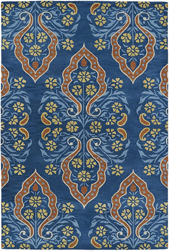 Melange Diamond Blue Woven Cotton Rug Amazon Kaleen Rugs Melange Collection Mlg10 17 Blue