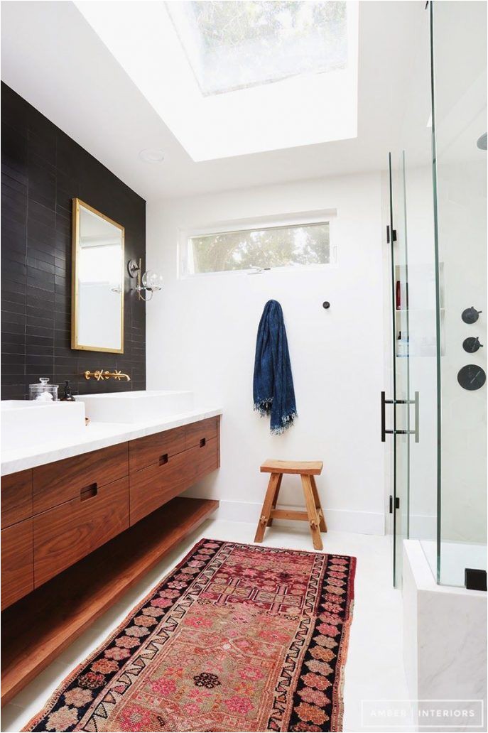 Mid Century Modern Bathroom Rug Bathroom Bath Rugs Remodel with Boho Decor Ideas 2018