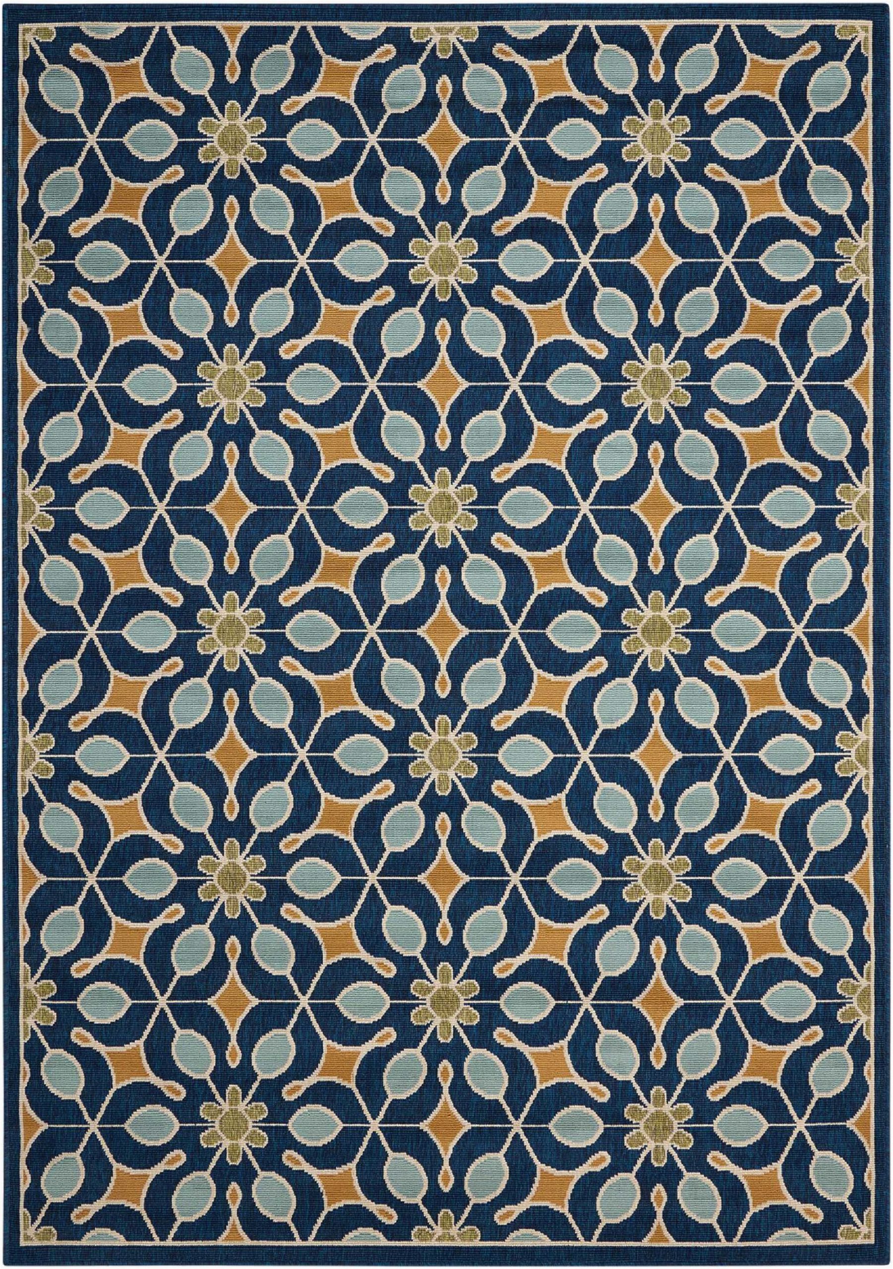 Monterey Navy Blue Indoor Outdoor area Rug Monterey Navy Blue Indoor Outdoor area Rug