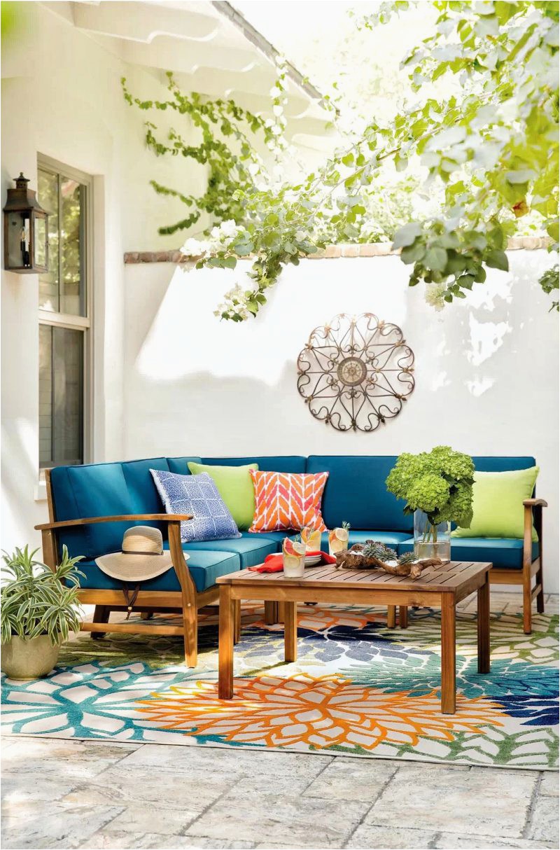 Nathalie Green Blue Indoor Outdoor area Rug 27 Best Outdoor Rug Ideas to Brighten Up Your Patio [easy to
