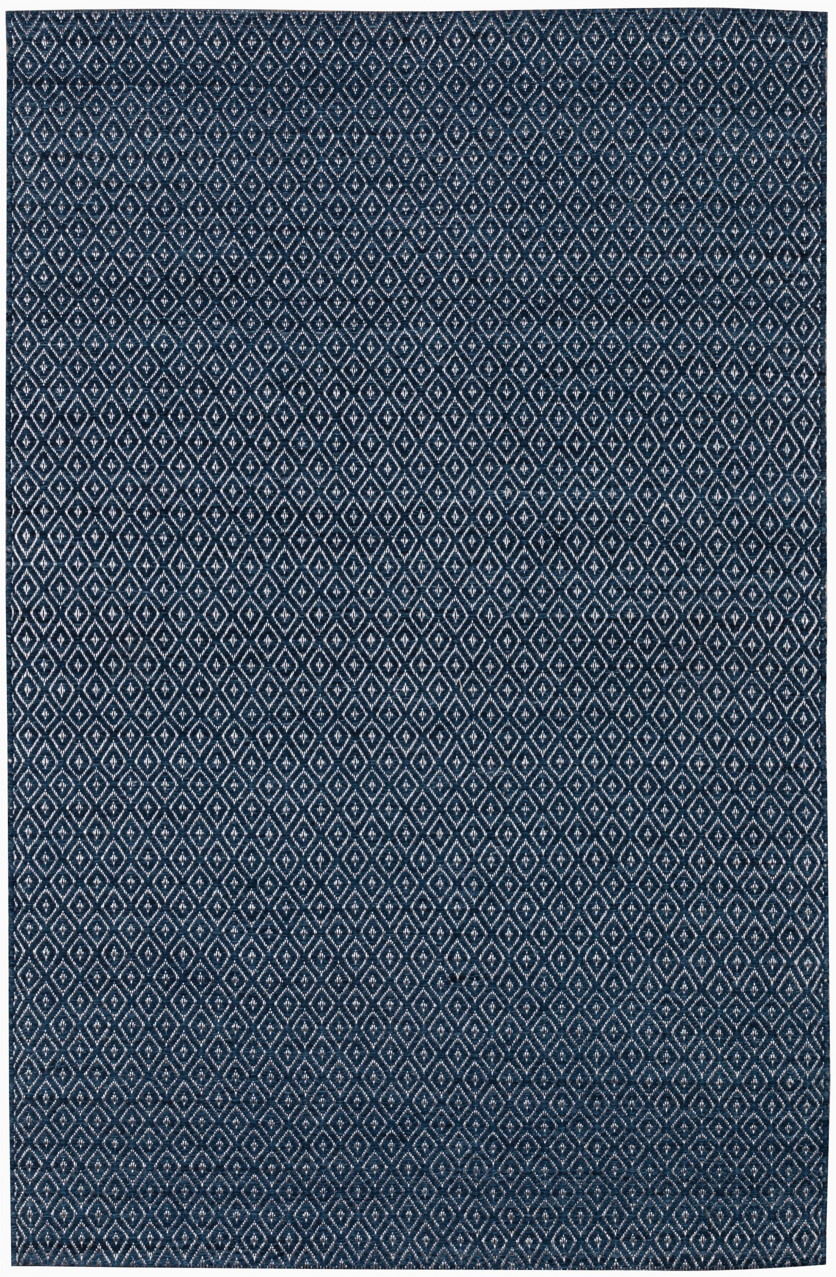 Navy Blue Flat Weave Rug Rug Diamond Metallic Flat Weave Navy Blue Geometric