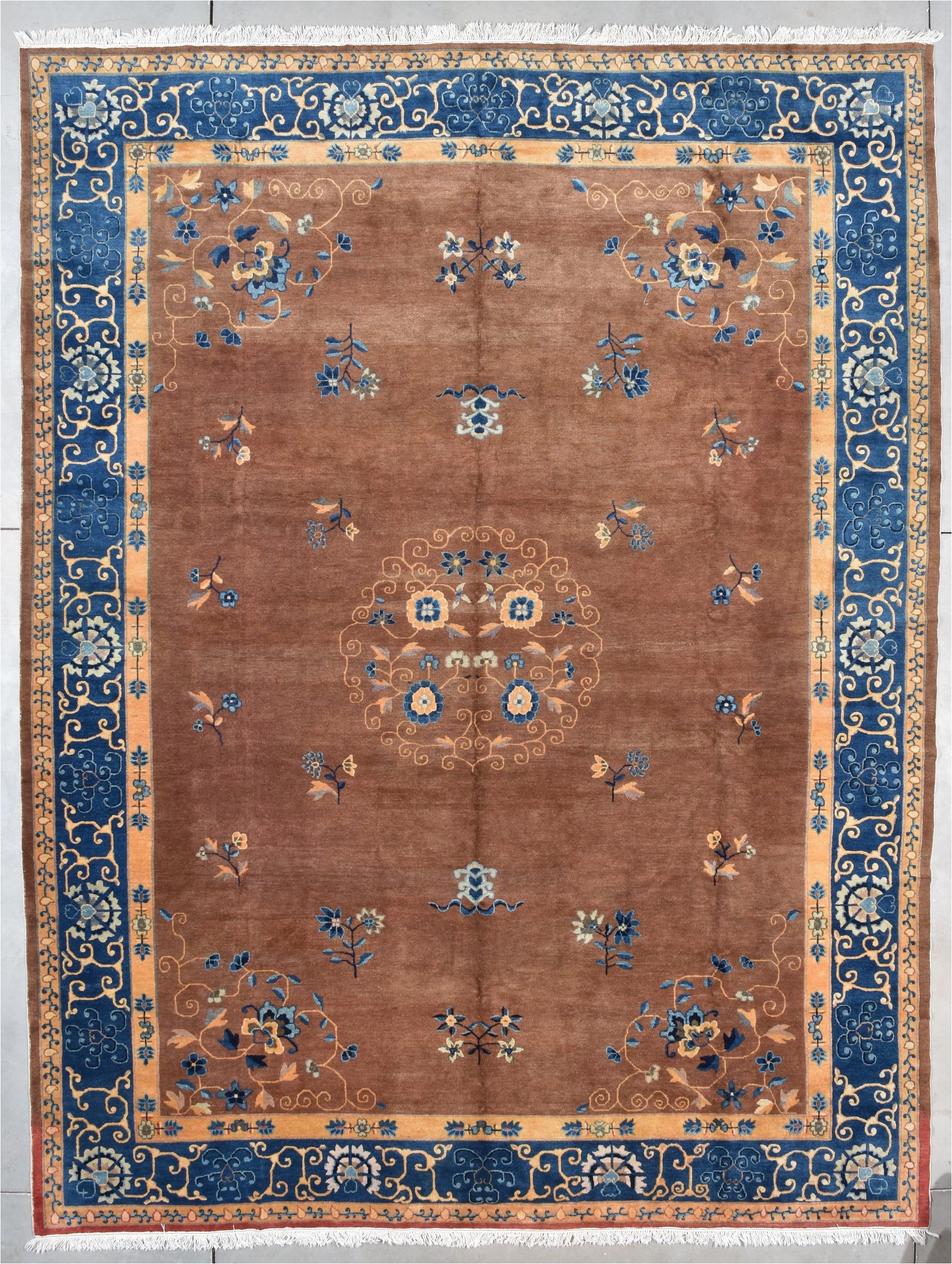 Pale Blue Persian Rug 7812 Peking Chinese oriental Rug 10’1 X 13’6”