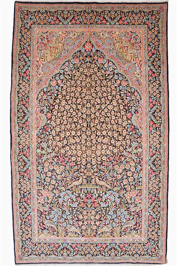 Pink and Blue oriental Rug 9 Ft X 5 Ft Black oriental Persian Rug Multi Color Yellow Pink Blue Rug Antique Wool Rug