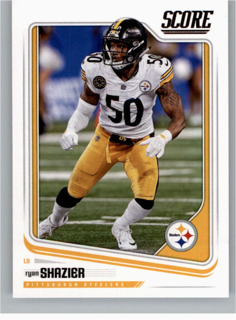 Pittsburgh Steelers Bathroom Rugs Score 2018 Score 276 Ryan Shazier Pittsburgh Steelers Football Card Walmart