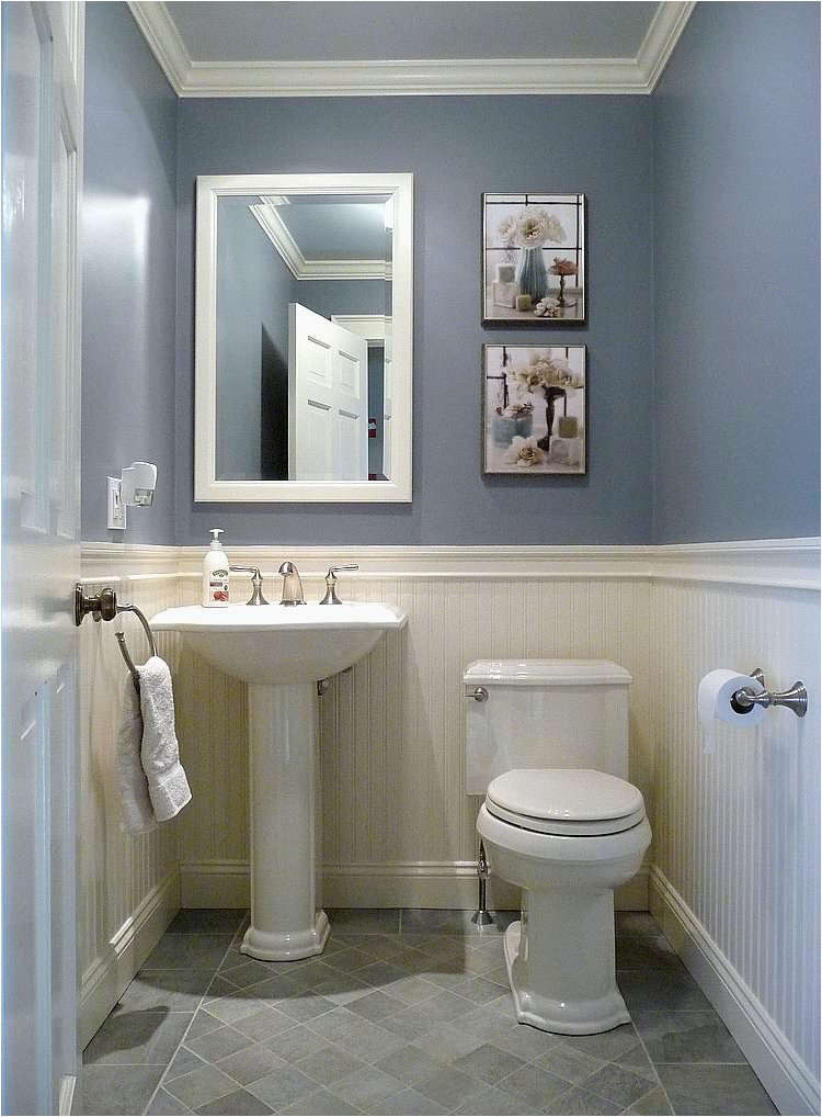 Powder Blue Bathroom Rugs 75 Beautiful Powder Room with Blue Walls & Ideas