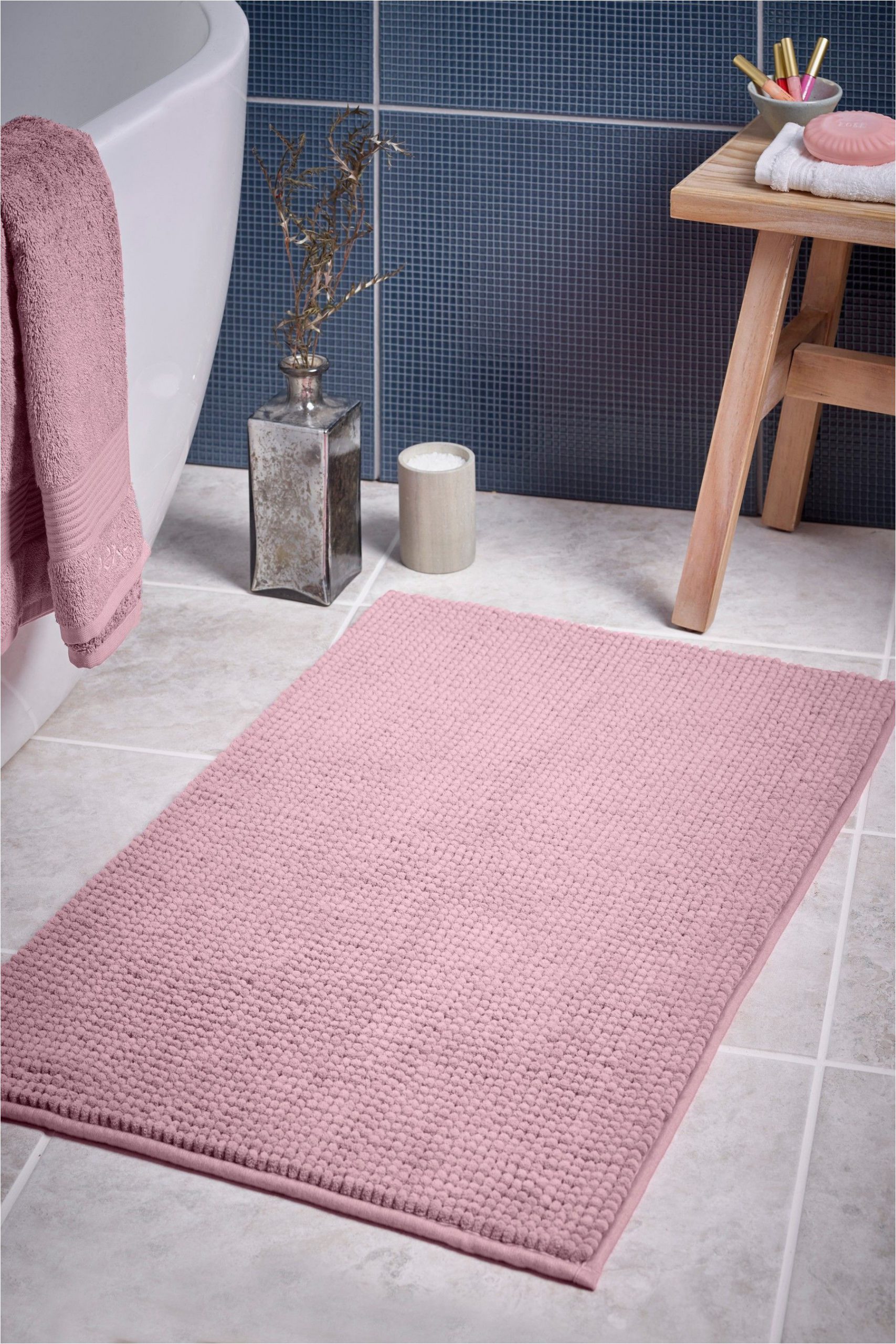 Purple Bathroom Rugs and towels Next Bobble Bath Mat Pink In 2020