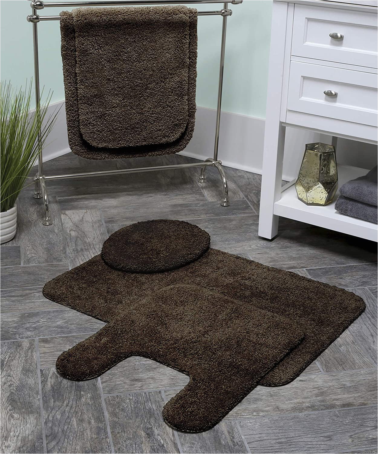 Quick Dry Bathroom Rugs Home & Kitchen Bath Rugs softec 17 X 24 Non Slip Washable