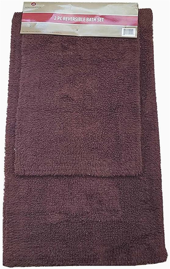 Reversible Bathroom Rug Sets Amazon Hotel Collection 2pc Reversible Bath Rug Set