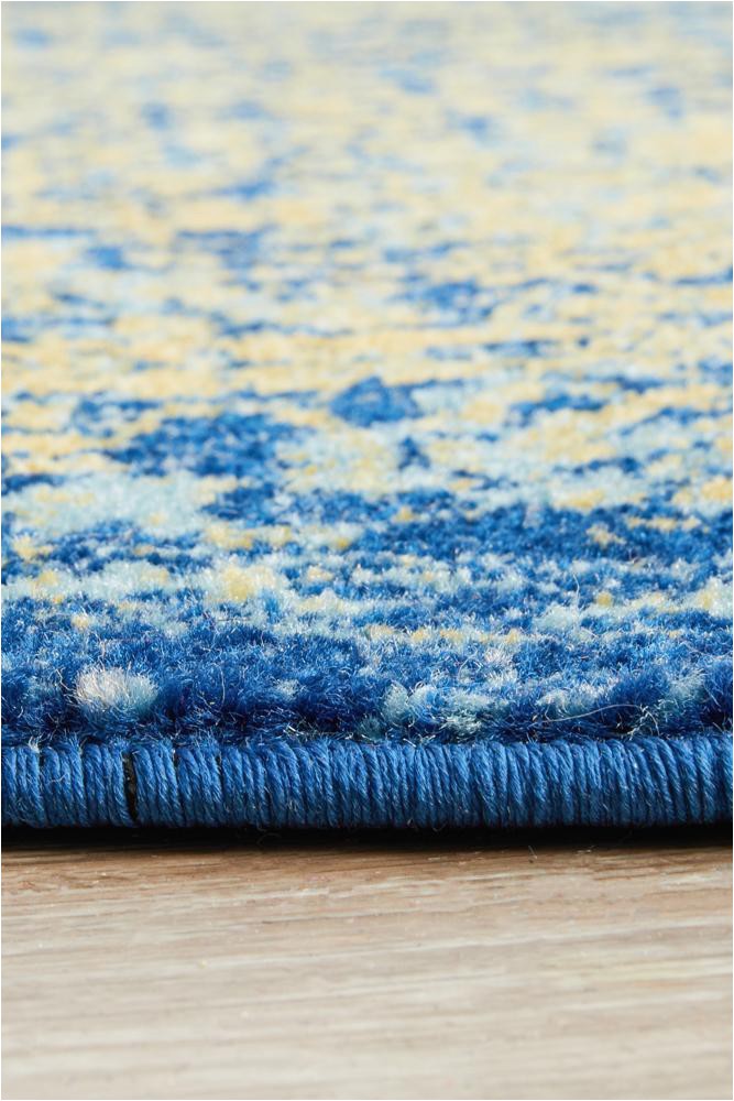 Royal Blue Round Rug Radiance 411 Royal Blue Round Rug